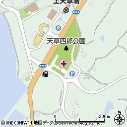 上天草市本と歴史の交流館イコット周辺の地図