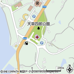 上天草市本と歴史の交流館イコット周辺の地図