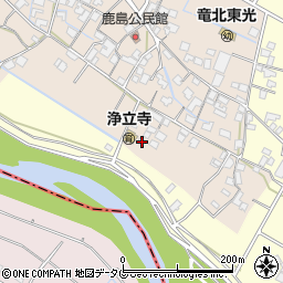 熊本県八代郡氷川町鹿島129周辺の地図