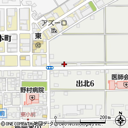 宮崎県延岡市出北6丁目1658周辺の地図