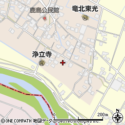 熊本県八代郡氷川町鹿島68周辺の地図