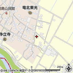 熊本県八代郡氷川町島地1054周辺の地図