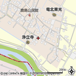 熊本県八代郡氷川町鹿島73周辺の地図