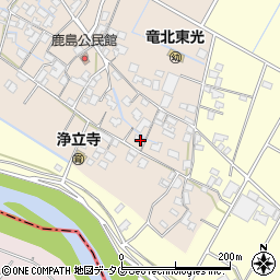 熊本県八代郡氷川町鹿島76-1周辺の地図