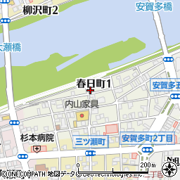 宮崎県延岡市春日町周辺の地図
