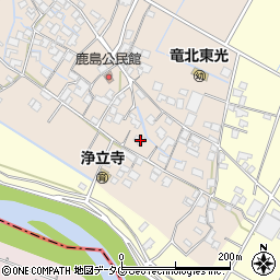 熊本県八代郡氷川町鹿島126-1周辺の地図