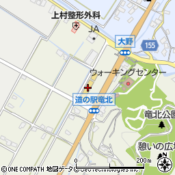 道の駅竜北周辺の地図