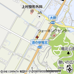 道の駅竜北周辺の地図