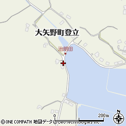 熊本県上天草市大矢野町登立10856-3周辺の地図
