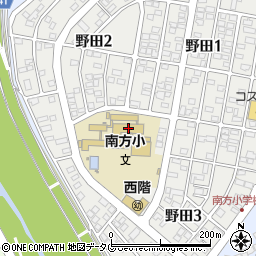 延岡市立南方小学校周辺の地図