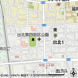 宮崎県延岡市出北1丁目7-27周辺の地図