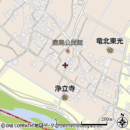 熊本県八代郡氷川町鹿島166周辺の地図