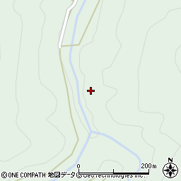 深谷川周辺の地図