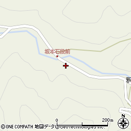 熊本県下益城郡美里町坂本2593周辺の地図