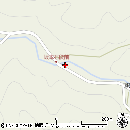 熊本県下益城郡美里町坂本2592周辺の地図