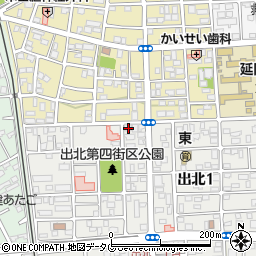 宮崎県延岡市出北1丁目7-10周辺の地図