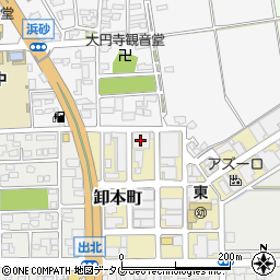 江川商店周辺の地図