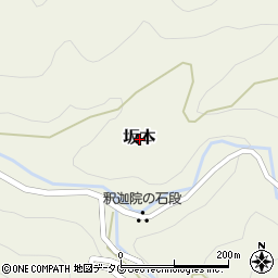 熊本県下益城郡美里町坂本周辺の地図