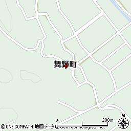 宮崎県延岡市舞野町周辺の地図