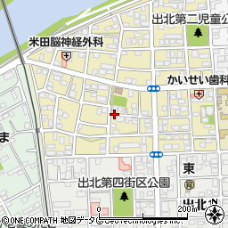 宮崎県延岡市惣領町周辺の地図