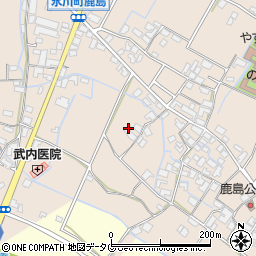 熊本県八代郡氷川町鹿島411周辺の地図