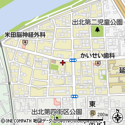 延岡民主商工会周辺の地図