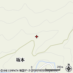 熊本県下益城郡美里町坂本627周辺の地図