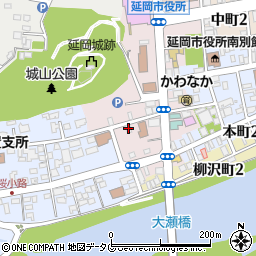 旭化成クリエイト株式会社　延岡保険センター周辺の地図