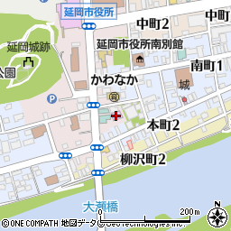 延岡市役所　教育委員会学校教育課オアシス教室周辺の地図