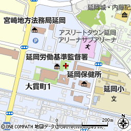 ハローワーク延岡周辺の地図