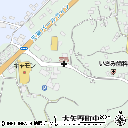 宮島周辺の地図