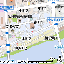 有限会社浜田酒店周辺の地図
