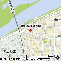 米田脳神経外科 居宅介護支援事業所周辺の地図