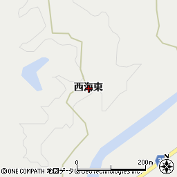 熊本県宇城市小川町西海東周辺の地図