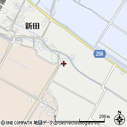 熊本県八代郡氷川町新田73周辺の地図