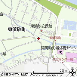 宮崎県延岡市東浜砂町1321周辺の地図