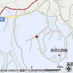 熊本県八代郡氷川町高塚周辺の地図