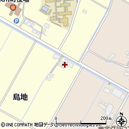 熊本県八代郡氷川町島地752周辺の地図