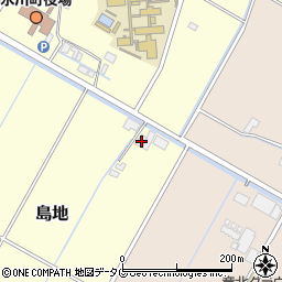 熊本県八代郡氷川町島地752-1周辺の地図