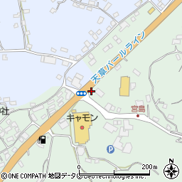 ホワイト急便大矢野店周辺の地図