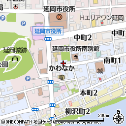 宮崎県電気安全サービス延岡支部周辺の地図
