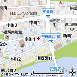 宮崎銀行延岡営業部周辺の地図