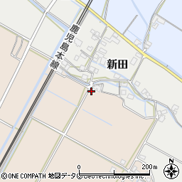 熊本県八代郡氷川町新田167周辺の地図
