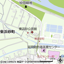 宮崎県延岡市東浜砂町9周辺の地図