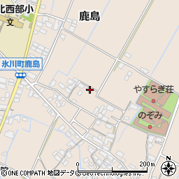 熊本県八代郡氷川町鹿島690-3周辺の地図