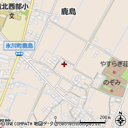 熊本県八代郡氷川町鹿島717周辺の地図