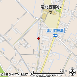 熊本県八代郡氷川町鹿島555周辺の地図