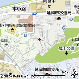 宮崎県延岡市本小路216-3周辺の地図