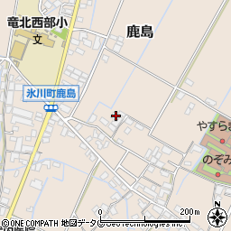 熊本県八代郡氷川町鹿島724周辺の地図