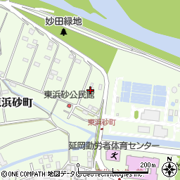 宮崎県延岡市東浜砂町5-5周辺の地図